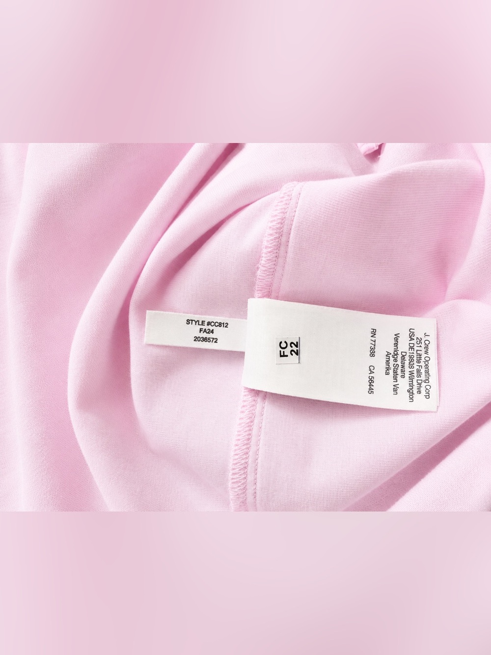 J. Crew Light Pink Women’s Button-Down Shirt with White Collar & Cuffs L - Picture 6 of 7